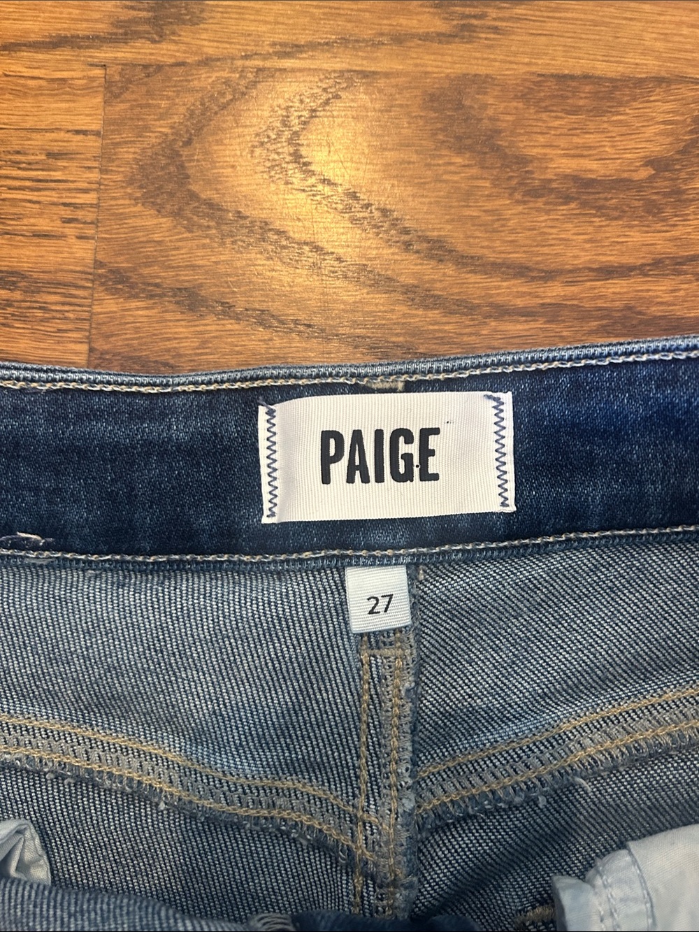 NWOT PAIGE Anessa Wide Leg Jean in Arpeggio 27x31 - Picture 6 of 9